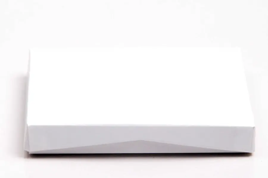 4-5/8X3-3/8X5/8 WHITE SOFT TOUCH W/SILVER POP UP INSERT
