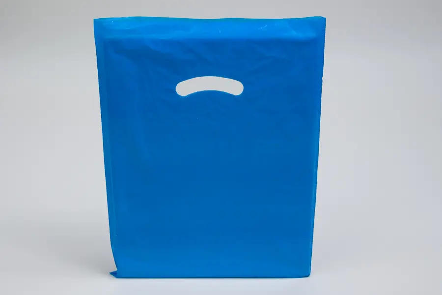 12X15 DARK BLUE GLOSS PLASTIC BAGS