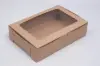 10X7X2.5 CUPCAKE BOX KRAFT-WINDOW