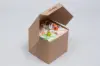 4X4X4 1PC BAKE BOX KRAFT-NO WINDOW