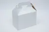 8 X 4-7/8 X 5-1/4 WHITE GABLE BOX