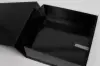 8X8X3-1/8 GLOSS BLACK MAGNETIC BOX