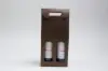 7 X 3-1/2 X 15 WIND BOTTLE CARRIER CHOCOLATE PEBBLE 2 BOT