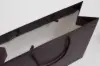 <6X3.5X6.5 MATTE LAM CHOCOLATE EUROTOTE