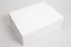 13-13/32X9-7/8X4-3/4 MATTE WHITE PLUS-SERIES 7-FLAP MAGNETIC BOX