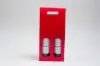7 X 3-1/2 X 15 WIND BOTTLE CARRIER RED PEBBLE 2 BOT