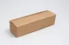 3-1/2 X 3-1/2 X 13-1/4 BOTTLE BOX KRAFT RIBBED 1 BOT HORIZONTAL OPENING