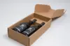 7-1/4 X 3-1/2 X 13-3/8  BOTTLE BOX  KRAFT RIBBED 2 BOT W/INSERTS