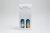 7 X 3-1/2 X 15 WIND BOTTLE CARRIER WHITE BUBBLES 2 BOT