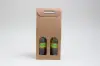 7 X 3-1/2 X 15 WIND BOTTLE BOX SMOOTH KRAFT 2 BOT