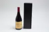 3-3/4 X 3-3/4 X 13-3/8 BOTTLE BOX  BLACK LINEN 1 BOT HORIZONTAL OPENING