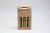 6-5/8 X 2-1/8 X 12 WIND BOTTLE BOX SMOOTH KRAFT 3 BOT
