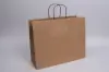 16X6X13 MIDTOWN TURN TOP  - NATURAL KRAFT W/ BLACK HANDLES