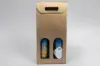7 X 3-1/2 X 15 WIND BOTTLE CARRIER SPUN GOLD 2 BOT