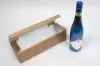 3-3/4 X 3-3/4 X 13-3/8 BOTTLE BOX SPUN GOLD 1 BOT HORIZONTAL OPENING